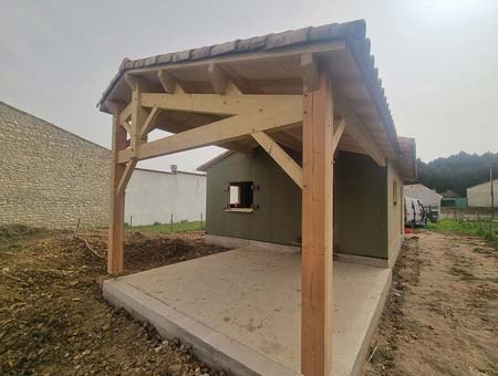 Cabinet comptable In Extenso © OPTIM'ARCHTECTURE | HAM constructeur maison ossature bois La Tremblade Charente Maritime Nouvelle Aquitaine