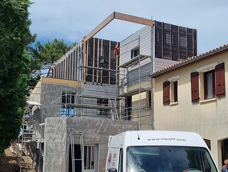 Surélévation bâtiment | HAM entreprise menuiserie La Tremblade Charente Maritime Nouvelle Aquitaine